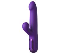 Fantasy For Her - Vibromasseur pousseur 2 en 1 et stimulateur clitoridien