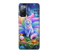 Fantasy Fox Spirit Magical Artwork Etui Coque Housse pour Samsung Galaxy S20 FE