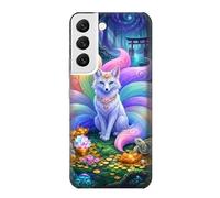 Fantasy Fox Spirit Magical Artwork Etui Coque Housse pour Samsung Galaxy S22