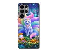 Fantasy Fox Spirit Magical Artwork Etui Coque Housse pour Samsung Galaxy S23 Ultra