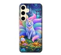 Fantasy Fox Spirit Magical Artwork Etui Coque Housse pour Samsung Galaxy S24