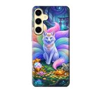 Fantasy Fox Spirit Magical Artwork Etui Coque Housse pour Samsung Galaxy S24 FE