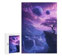 Fantasy Galaxy Landscape -1 Puzzle 1000 Pièces Educa Jouet en Bois Cadeau Unique Décoration Intérieure Jeu Éducatif Challenge Toy Adultes Et Enfants À Partir De 14 Ans 300 PCS