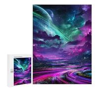 Fantasy Galaxy Landscape Puzzle 1000 Pièces Educa Jouet en Bois Cadeau Unique Décoration Intérieure Jeu Éducatif Challenge Toy Adultes Et Enfants À Partir De 14 Ans 500 PCS