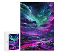 Fantasy Galaxy Landscape Puzzle 1000 Pièces Educa Jouet en Bois Cadeau Unique Décoration Intérieure Jeu Éducatif Challenge Toy Adultes Et Enfants À Partir De 14 Ans 300 PCS