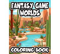 Fantasy Game Worlds Coloring Book: Explore Enchanted Realms with Every Stroke