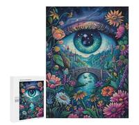 Fantasy Garden with Eye Skyline Puzzle 1000 Pièces Educa Jouet en Bois Cadeau Unique Décoration Intérieure Jeu Éducatif Challenge Toy Adultes Et Enfants À Partir De 14 Ans 500 PCS