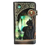 Fantasy-Geldbeutel Avec Chat Et Elfe - Absinthe, Marqué, Motif De Lisa Parker Portefeuille, Plusieurs Compartiments, Porte-Monnaie, H 18,5 CM