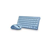 Fantasy Kit - Ensemble clavier et souris - multimode, rechargeable - sans fil - 2.4 GHz, Bluetooth - bleu