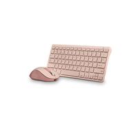 Fantasy Kit - Ensemble clavier et souris - multimode, rechargeable - sans fil - 2.4 GHz, Bluetooth - rose
