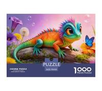Fantasy lézard Puzzle 1000 Pièces Adultes Enfants intéressant Puzzles 1000 Pièces Jeu De Team Building Décor À La Maison 70x50cm/1000pcs
