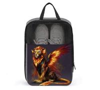 Fantasy Lion-Phoenix Sac à chaussures hybride pour voyage, usage quotidien, sac de rangement anti-poussière pour chaussures de golf