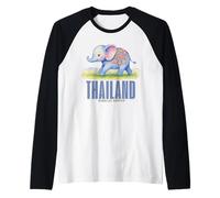 Fantasy Lovely Elephant Miracle Happens Cadeau assorti Crew Manche Raglan