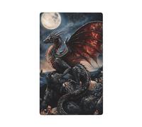Fantasy Majestic Dragon On Rocky Hillside Plaque murale vierge pour interrupteur décoratif 1 gang pour cuisine salle de bain Taille 11,4 x 7 cm