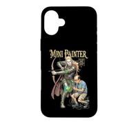 Fantasy Miniature Painter Elf Drôle Airbrush Painting RPG Coque pour iPhone 16 Plus