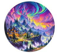Fantasy Night Scene Puzzle Adulte Original Coloré Stunning Night View Cadeau Jouet Coloré Décoration Moderne Jeux De Puzzle pour Toute La Famille 1000pcs (67.5x67.5cm)