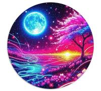 Fantasy Night Scene Puzzle pour Adultes Classiques Stunning Night View Difficile Et Plaisir De Montage De Décoration Familiale Jeux De Puzzle pour Toute La Famille 1000pcs (67.5x67.5cm)