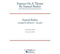 Fantasy On A Theme By Samuel Barber / Score + Parties