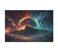 Fantasy Paysage Puzzle en Bois 1000 Pièces pour Adultes Et EnfFourmis, Puzzles Impossible, Jeu De Patience Coloré, À Partir De 12 Ans (75×50cm)