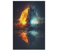 Fantasy Paysage Puzzles Adulte - Puzzle en Bois 1000 Pièces - Challenge - Adultes Et EnfFourmis Dès 12 Ans 78×53cm