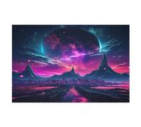 Fantasy Paysage Puzzles Adulte - Puzzle en Bois 1000 Pièces - Challenge - Adultes Et EnfFourmis Dès 12 Ans (75×50cm)