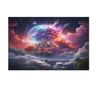 Fantasy Paysage Puzzles Adultes 1000 Pièces en Bois, Jouet De Puzzle De Défi De Cerveau pour des EnfFourmis, D’Intelligence (75×50cm)
