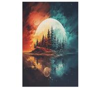 Fantasy Paysage Puzzles en Bois 1000 Pièces Adultes, Poster Jigsaw Puzzle, Design Unique Jouet ÉduChatif pour Adolescents Et EnfFourmis 78×53cm