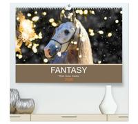FANTASY Pferde Horses Caballos (hochwertiger Premium Wandkalender 2026 DIN A2 quer), Kunstdruck in Hochglanz: Freuen Sie sich auf ein Jahr voller Farben, Fantasie und wunderbarer Pferde