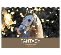 FANTASY Pferde Horses Caballos (Wandkalender 2026 DIN A3 quer), CALVENDO Monatskalender: Freuen Sie sich auf ein Jahr voller Farben, Fantasie und wunderbarer Pferde