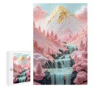 Fantasy Pink Mountain Landscape Puzzle 1000 Pièces Educa Jouet en Bois Cadeau Unique Décoration Intérieure Jeu Éducatif Challenge Toy Adultes Et Enfants À Partir De 14 Ans 1000 PCS