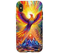 Fantasy Prism Phoenix Rising Coque pour iPhone X/XS