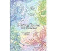 Fantasy Realms Adult Coloring Book
