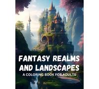 Fantasy Realms and Landscapes: A Coloring Book for Adults