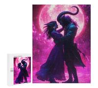 Fantasy Romance Under The Moonlight Puzzle 1000 Pièces Educa Jouet en Bois Cadeau Unique Décoration Intérieure Jeu Éducatif Challenge Toy Adultes Et Enfants À Partir De 14 Ans 500 PCS