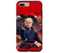 Fantasy Samurai Warrior and Dragon Anime Style Président Coque pour iPhone 7 Plus/8 Plus
