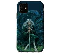 Fantasy Sword Maiden Graphic Art Gothique éthéré Coque pour iPhone 11