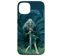 Fantasy Sword Maiden Graphic Art Gothique éthéré Coque pour iPhone 13