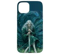 Fantasy Sword Maiden Graphic Art Gothique éthéré Coque pour iPhone 15 Plus