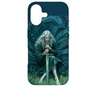 Fantasy Sword Maiden Graphic Art Gothique éthéré Coque pour iPhone 17