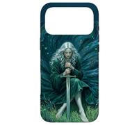Fantasy Sword Maiden Graphic Art Gothique éthéré Coque pour iPhone 17 Pro Max