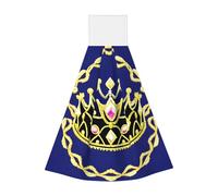 Fantasy Tiara Coral Fleece Serviette à main super absorbante à suspendre Serviette de cuisine pour enfants adultes salle de bain cuisine