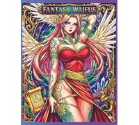 Fantasy Waifus: A Detailed Anime Coloring Book for Grown-Ups