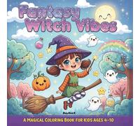 Fantasy Witch Vibes: 40+ Cute and Fun Halloween Pastel Goth Coloring Pages | A Magical Party Favors Book for Kids Ages 4-10