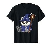 Fantasy Wizard Badger Mage Star Chapeau T-Shirt