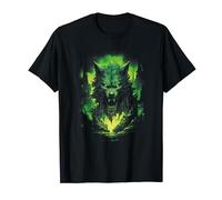 Fantasy Wolf Épée d'Horreur Loup-Garou Supernatural T-Shirt