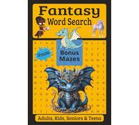 Fantasy Word Search: Fantasy Word Search Puzzle Book About Dragons, Wizards, Sorcery and Magic | 50+ puzzles | Bonus Mazes | 6 x 9 inches, 120 pages | ... Realms of Fun | Word Search Book for All Ages