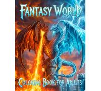 Fantasy World Coloring Book for Adults: Fairytale Adventure with 40 Detailed Pages of Mythical Creatures, Magical Beasts, Mythological Beings, ... for Mindfulness, Stress Relief and Relaxation