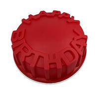 FantasyDay® 1 Cavités Ustensiles à pâtisserie Antiadhésif Moule en Silicone pour Muffins, gâteau au Chocolat, Moule à savons, Cupcake Et Gelée - Forme de Joyeux Anniversair