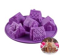 FantasyDay® 1 Cavités Ustensiles à pâtisserie Antiadhésif Moule en silicone Pour Muffins, gâteau au chocolat, moule à savons, Cupcake Et Gelée - Ustensile de cuisine en silicone - Forme de Cœur