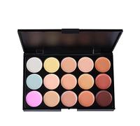 FantasyDay 15 Couleurs Professional Makeup Anti-Cernes Contouring Kit Crème Correcteur de Teint Pinceaux Maquillage - Full Coverage Concealer Palette pour Les Cernes, Masque les Imperfections #1